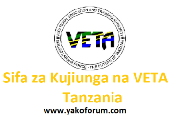 Sifa za Kujiunga na VETA Tanzania