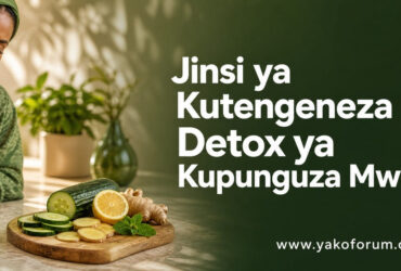 Jinsi ya Kutengeneza Detox ya Kupunguza Mwili