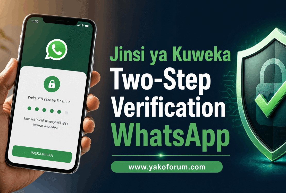 Jinsi ya Kuweka Two-Step Verification WhatsApp