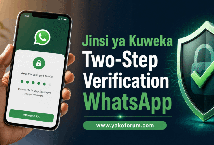 Jinsi ya Kuweka Two-Step Verification WhatsApp