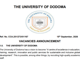 Nafasi za Kazi Chuo Kikuu cha Dodoma