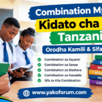 Combination Mpya za Kidato cha Tano Tanzania