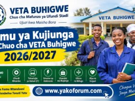 Fomu ya Kujiunga na Chuo cha VETA Buhigwe