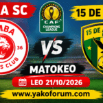 Matokeo Simba Sc vs 15 de Agosto leo 21102026