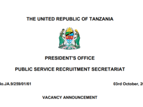 Nafasi za Kazi Kampuni ya Meli Tanzania (TASHICO)