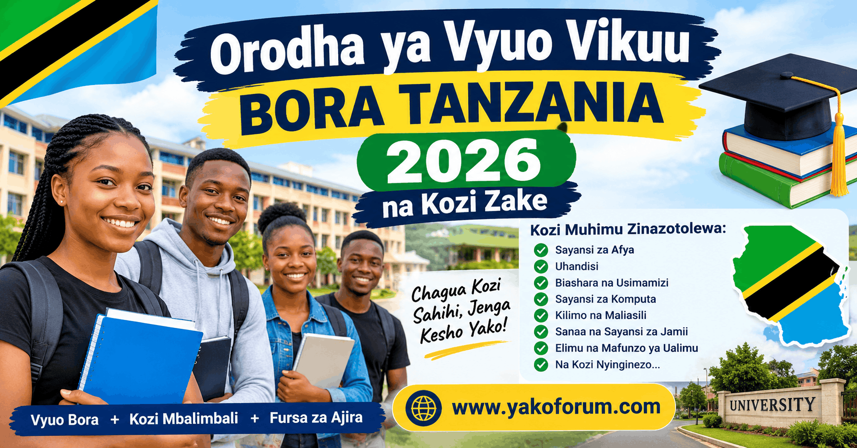 Vyuo Vikuu 15 Bora Tanzania